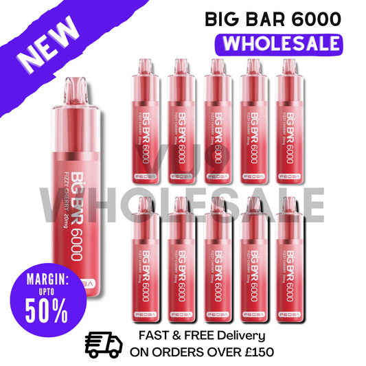 Feoba Big Bar 6000 6K Puffs Disposable Vape - BOX OF 10 VU9 Wholesale Store Feoba Big Bar 6000 6K Puffs Disposable Vape - BOX OF 10 VU9 Wholesale Store
