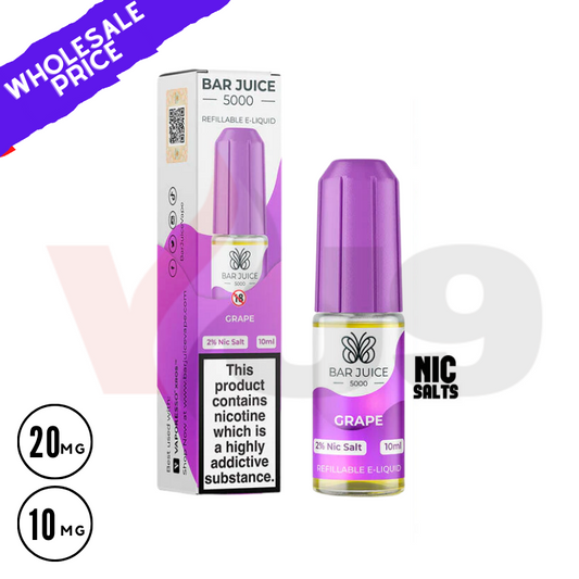 Bar Juice E-Liquid Nicotine Nic Salt | Wholesale Vape VU9 Wholesale Store Bar Juice E-Liquid Nicotine Nic Salt | Wholesale Vape VU9 Wholesale Store