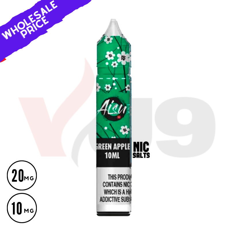 AISU Green Apple Nic Salt - VU9 Wholesale