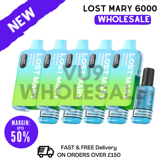 Wholesale Lost Mary 6K Puff 6000Puff | 16+ Flavours | Cheap VU9 Wholesale Store Wholesale Lost Mary 6K Puff 6000Puff | 16+ Flavours | Cheap VU9 Wholesale Store