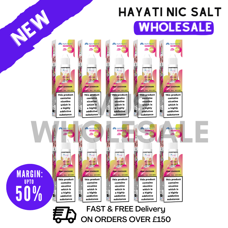 Pink Lemonade Hayati Pro Max Nicotine Salt Pack Of 10