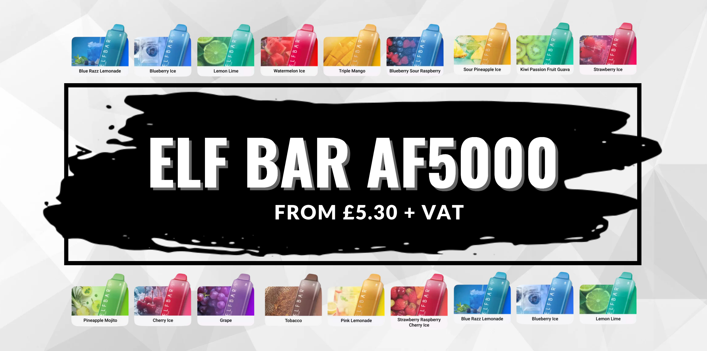 ELF BAR AF5000 5K Puff Bar Wholesale Main Banner Image