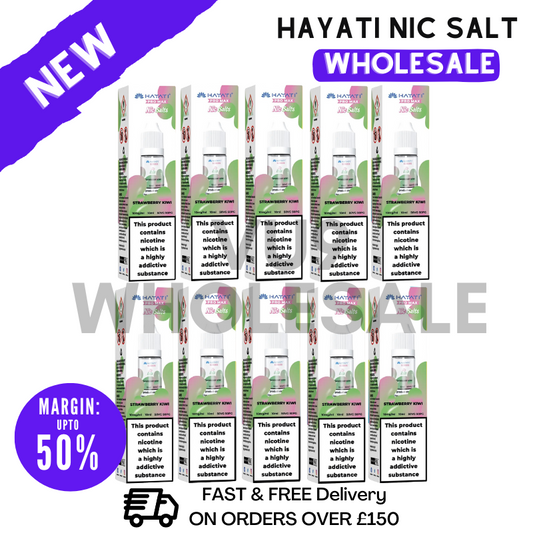 Strawberry Kiwi Hayati Pro Max Nicotine Salt Pack Of 10