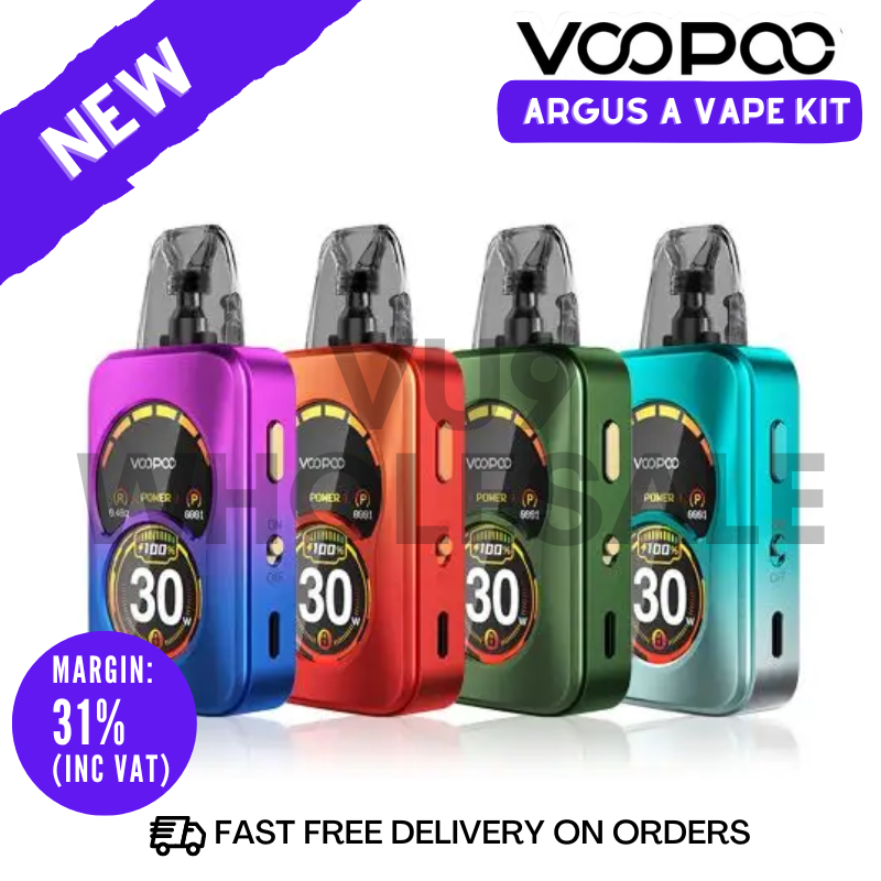 Shop VooPoo Argus A Vape Kit | UK Supplier Wholesale - UK Vape World