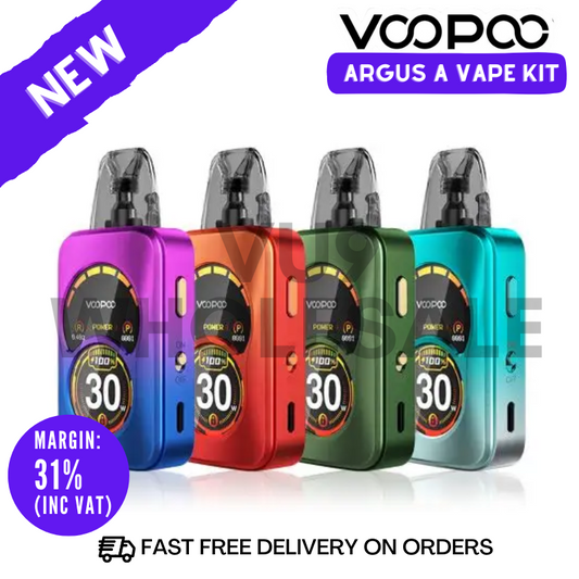 Shop VooPoo Argus A Vape Kit | UK Supplier Wholesale - UK Vape World