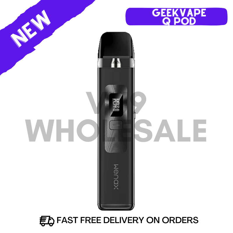 Black GeekVape Wenax Q Pod Vape Kit