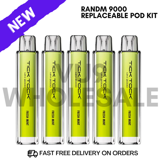 Fresh Mint Tick Tock 2000 Pack of 5