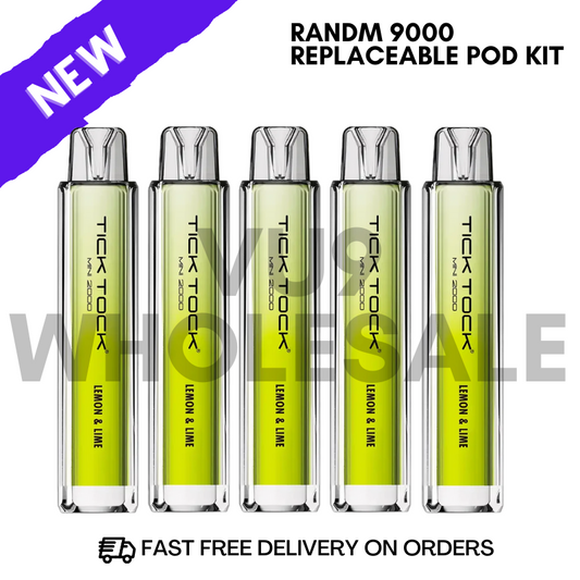 Lemon Lime Tick Tock 2000 Pack of 5