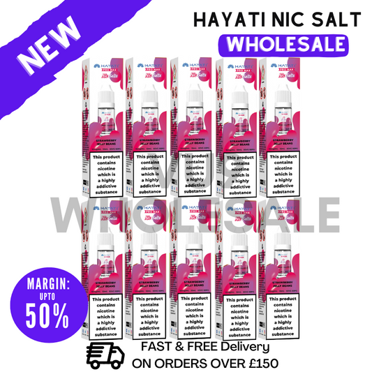 Strawberry Jelly Beans Hayati Pro Max Nicotine Salt Pack Of 10