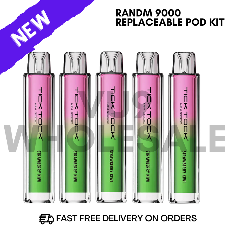 Strawberry Kiwi Tick Tock 2000 Pack of 5