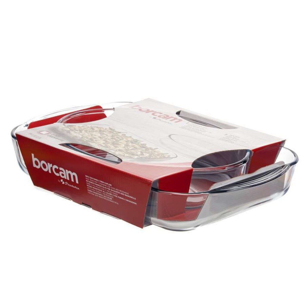 PB Borcam Glass Ovenware Dish 2 Piece Set 159025 (Parcel Rate)