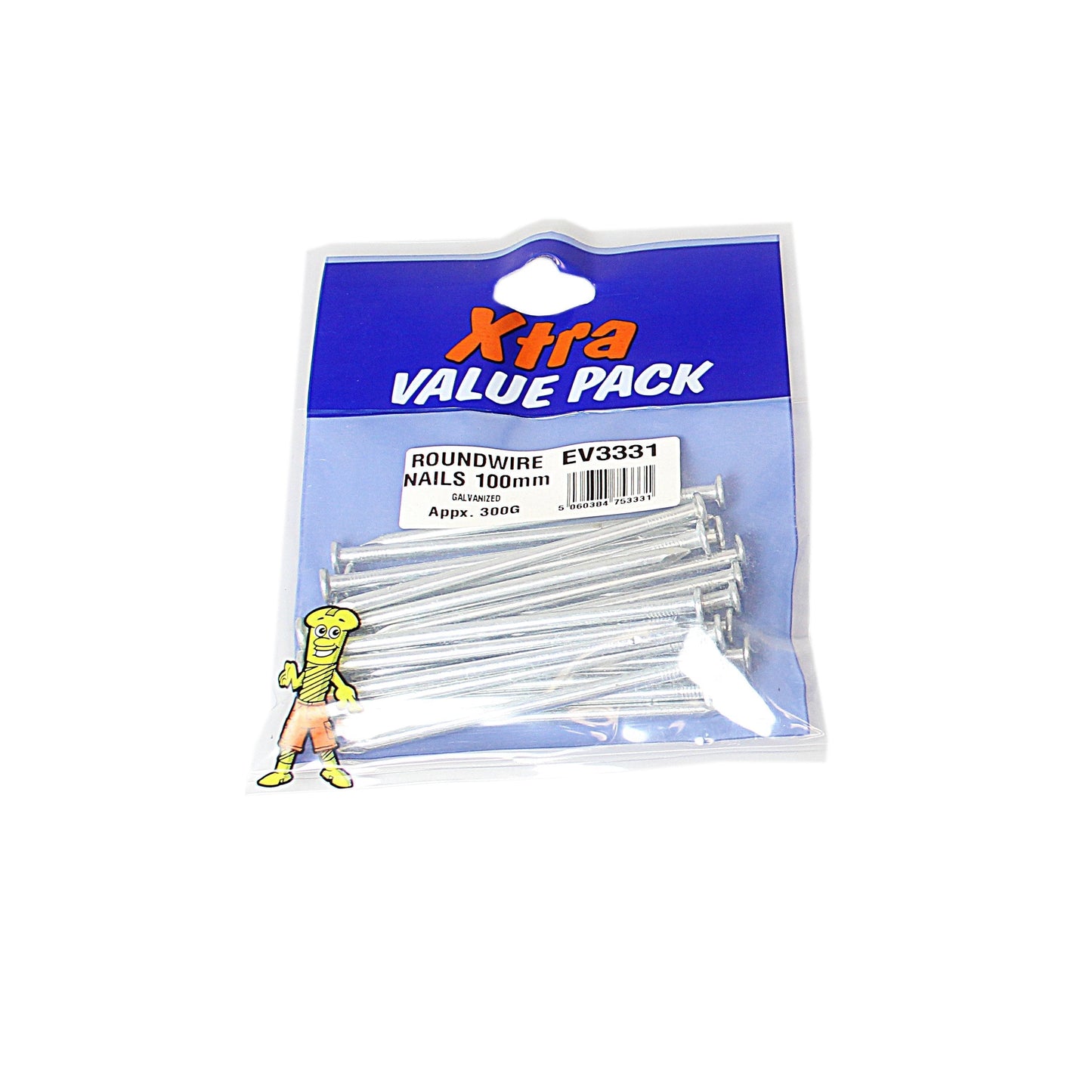 100mm Galvanised Round Wire Nails Xtra Value 3331 (Large Letter Rate)