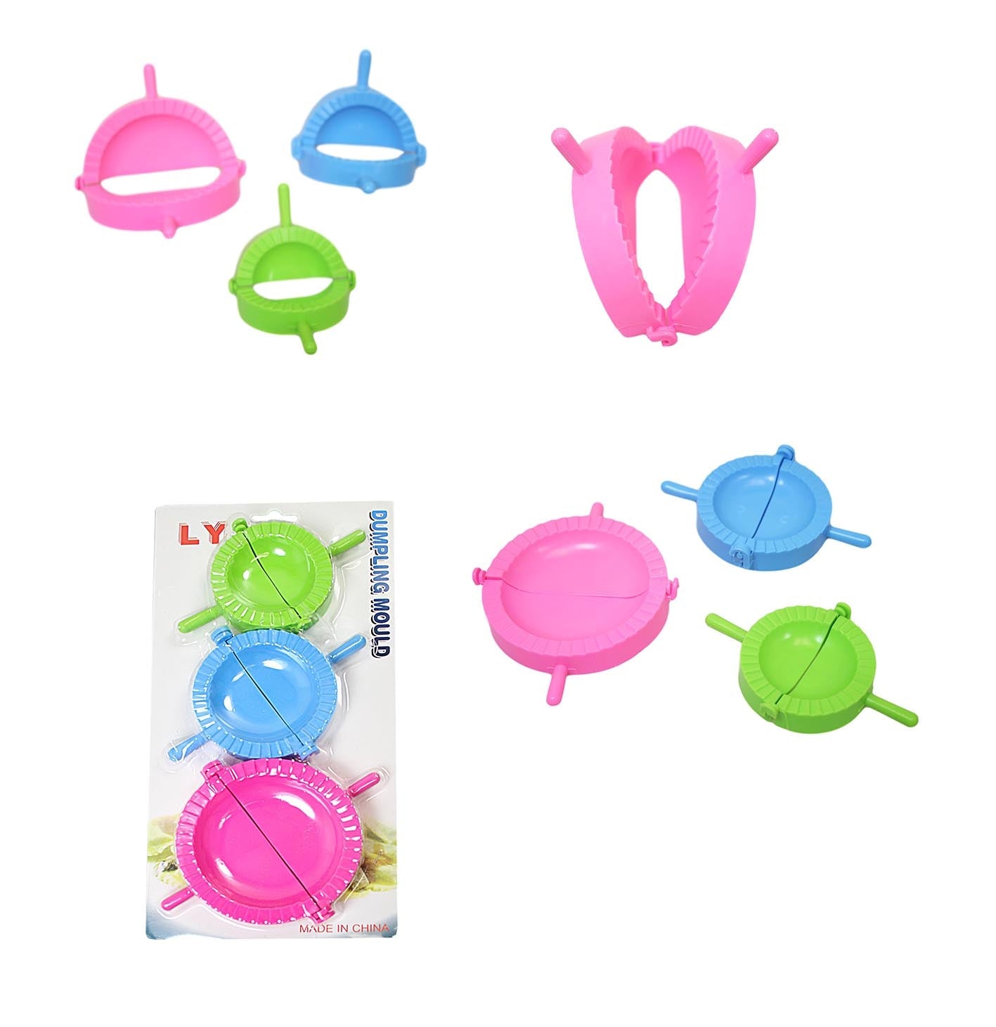 Dumpling Dough Tool Mould Easy Kitchen Maker Press Turnover 3 Sizes 1046 (Large Letter Rate)