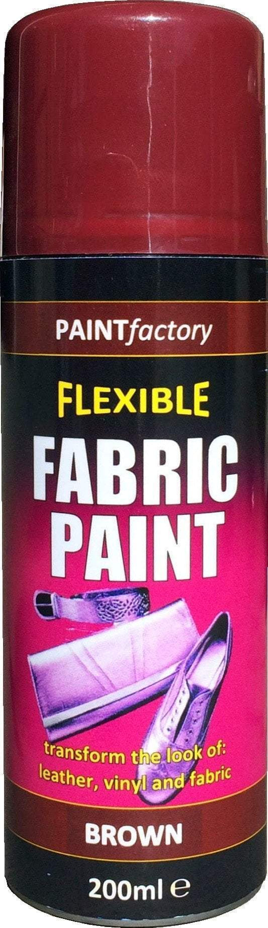 Paint Factory Fabric & Vinyl Brown 200ml 1071 (Parcel Rate)