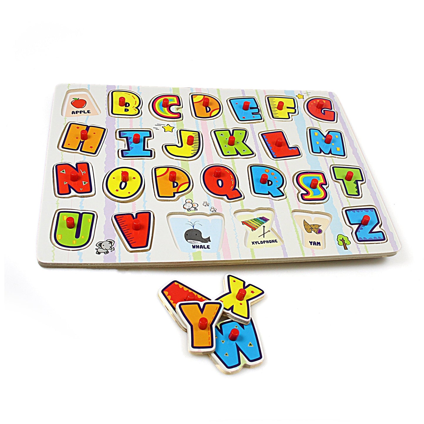 Wood Works Childrens Learning Alphabet Jigsaw Game 2351 (Parcel Rate)