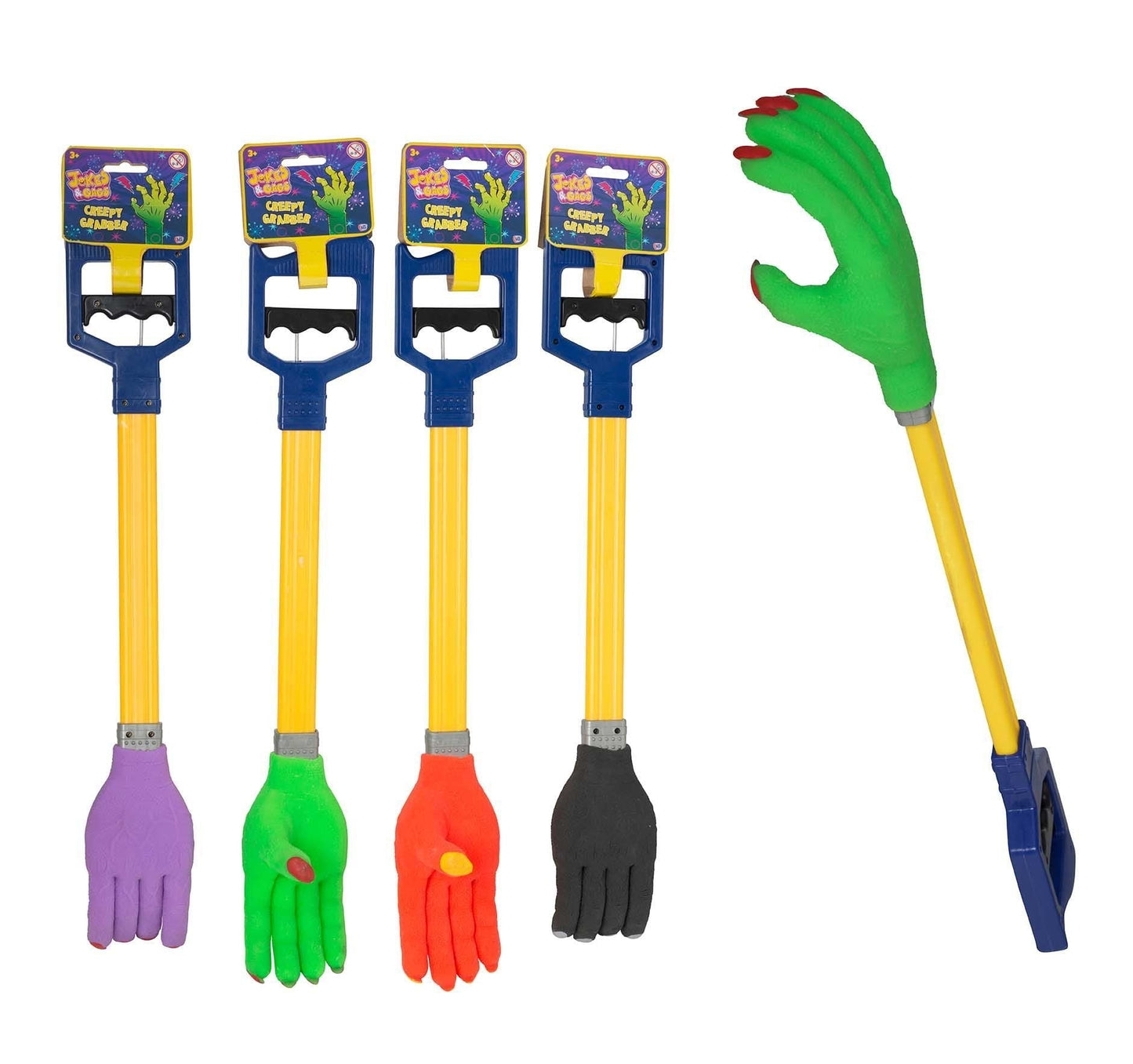 Jokes And Gags Kids Boys Girls Creepy Grabber Prank 4 Colours 3141 (Parcel Rate)