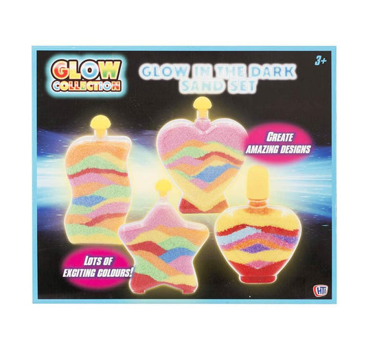Childrens Bottle Glow Sand Art Set Make Your Own Activity Craft Kit Play Set 1373499 (Parcel Rate)