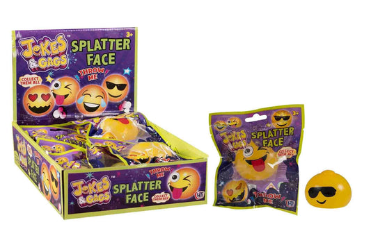 Jokes and Gags Kids Prank SPLATTER FACE 'Throw Me' Emoji Face   5101 (Large Letter Rate)