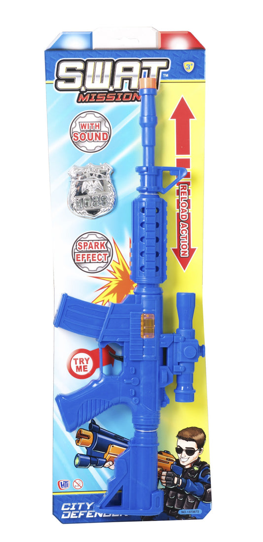 Swat Mission Children Boys City Defender Reload Action Rifle  6721 (Parcel Rate)