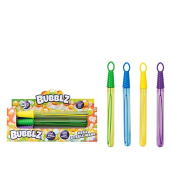 Children's Toy Mega Bubble Wand Toys 266ml Assorted Colours 1374787 (Parcel Rate)