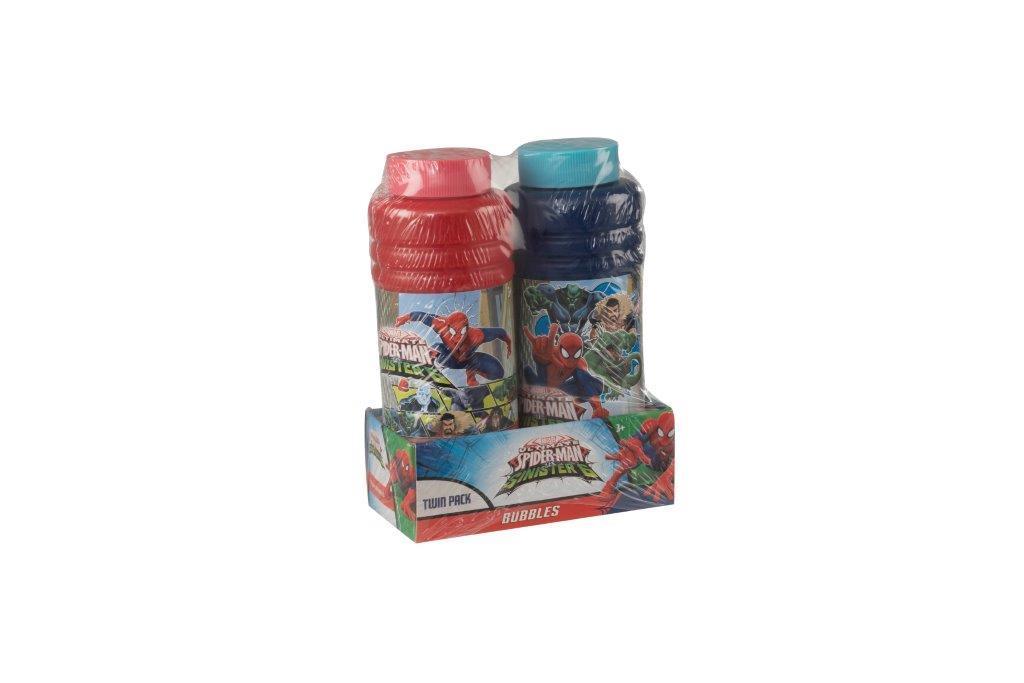 Childrens Spiderman Bubble Twin Pack Blowing Bubbles Fun  5771 (Parcel Rate)