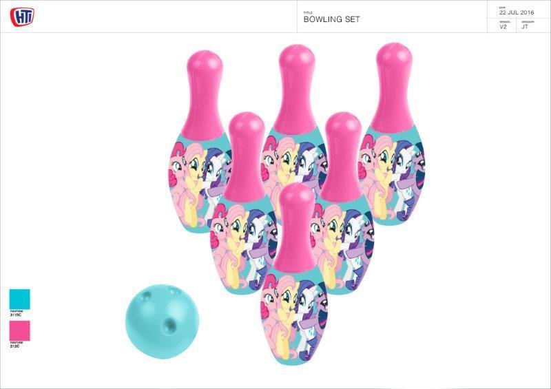 My Little Pony Bowling Set Kids Toy Play Set Pink 8241 (Parcel Rate)