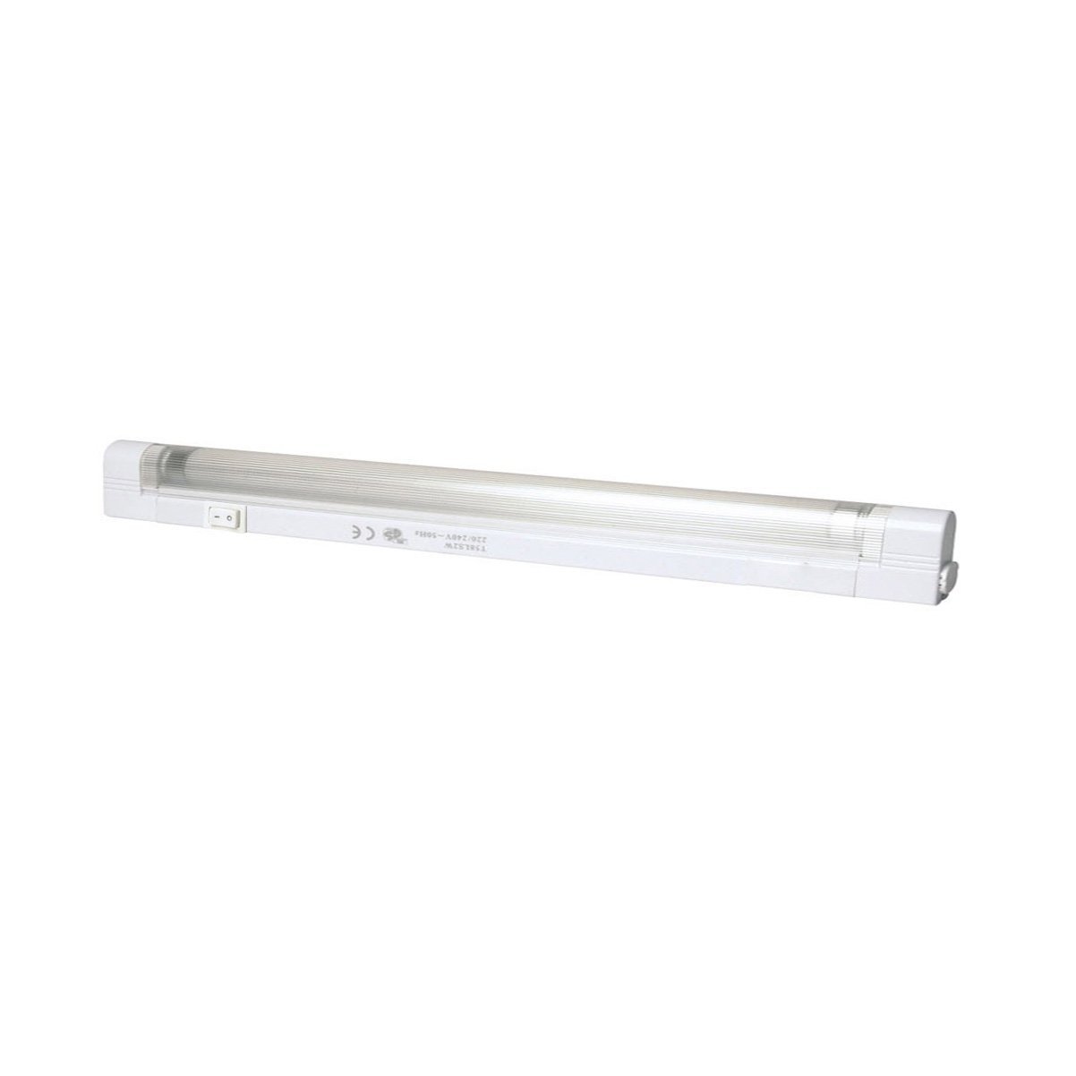 13w T5 Under Cupboard White Strip Light & Fitting 2 Metre Cable Status Diy Home 6632 (Parcel Rate)