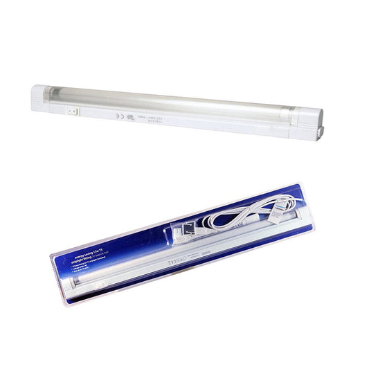 13w T5 Under Cupboard White Strip Light & Fitting 2 Metre Cable Status Diy Home 6632 (Parcel Rate)