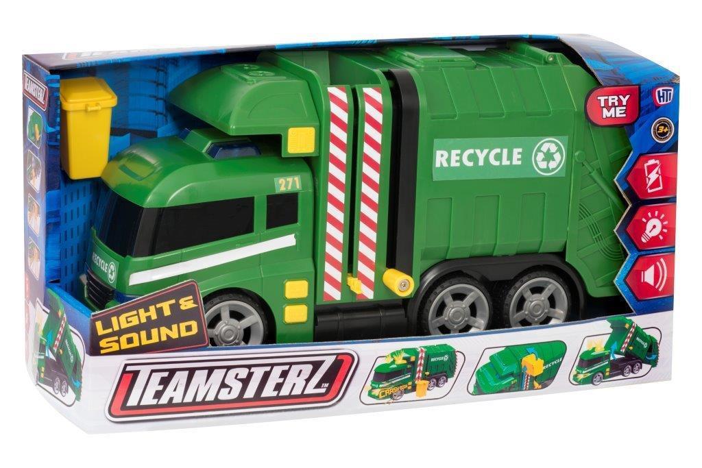 Teamsterz Light And Sound Childrens Interactive Recycle Truck 3911 (Parcel Rate)