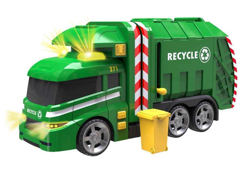 Teamsterz Light And Sound Childrens Interactive Recycle Truck 3911 (Parcel Rate)