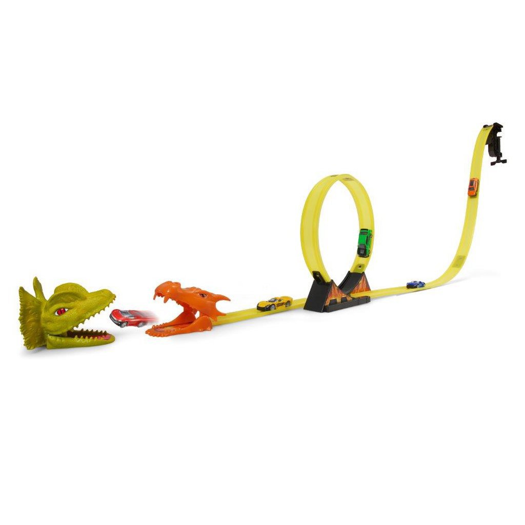 Teamsterz Dino Clash 2 In 1 Playset With 5 Cars 4401 (Parcel Rate)