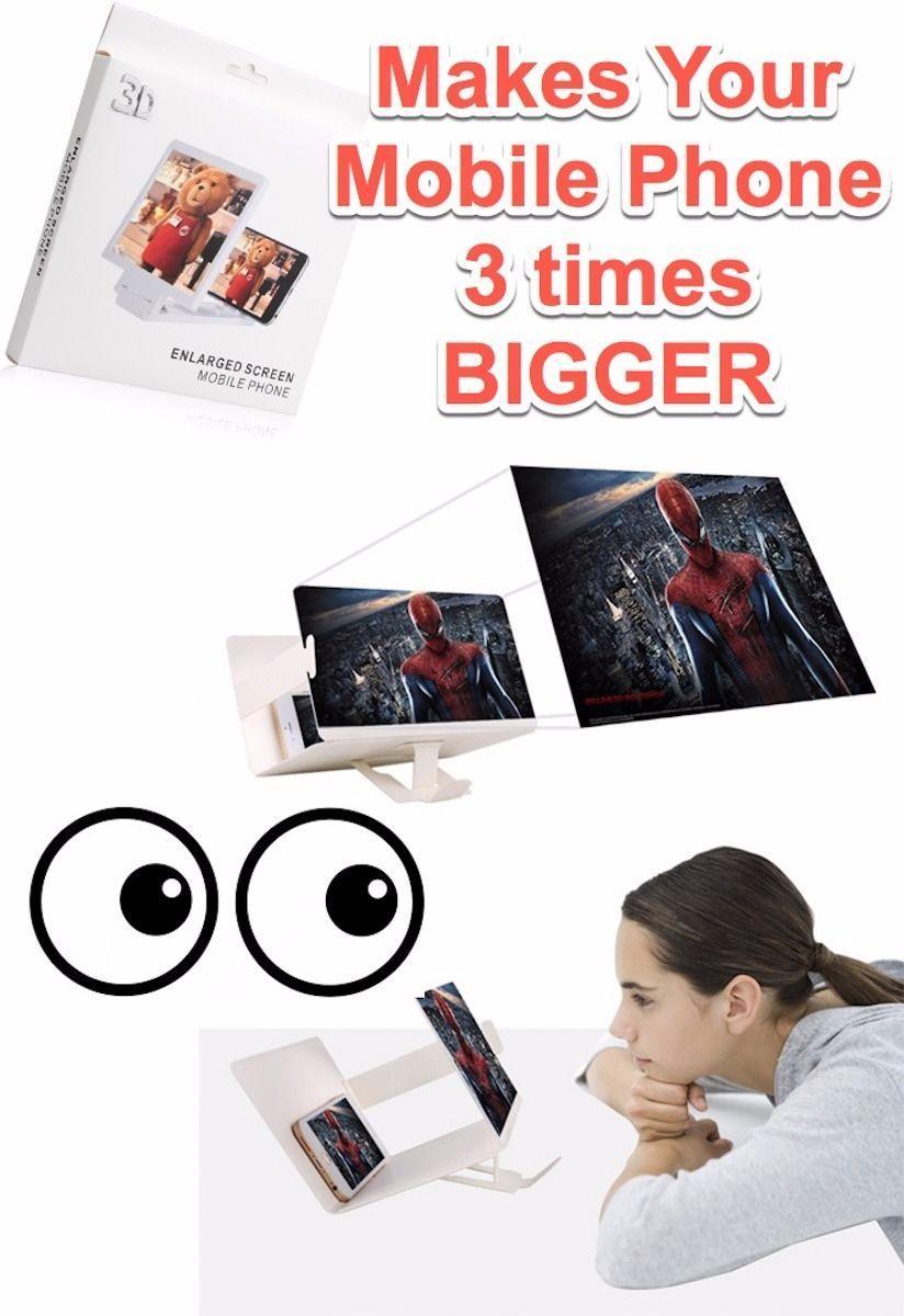 Mobile Phone 3D Video Screen Folding Enlarged Screen Magnifier Watch Movies 3483 (Parcel Rate)