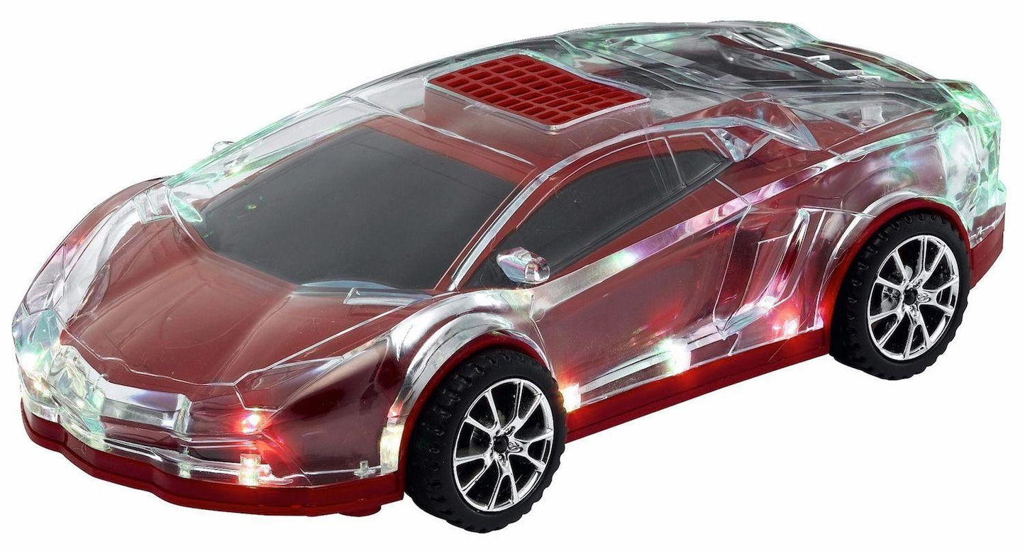 Boys Children's Light & Sound LED SPORTS CAR -Battery Operated, Universal Walk   4011 (Parcel Rate)