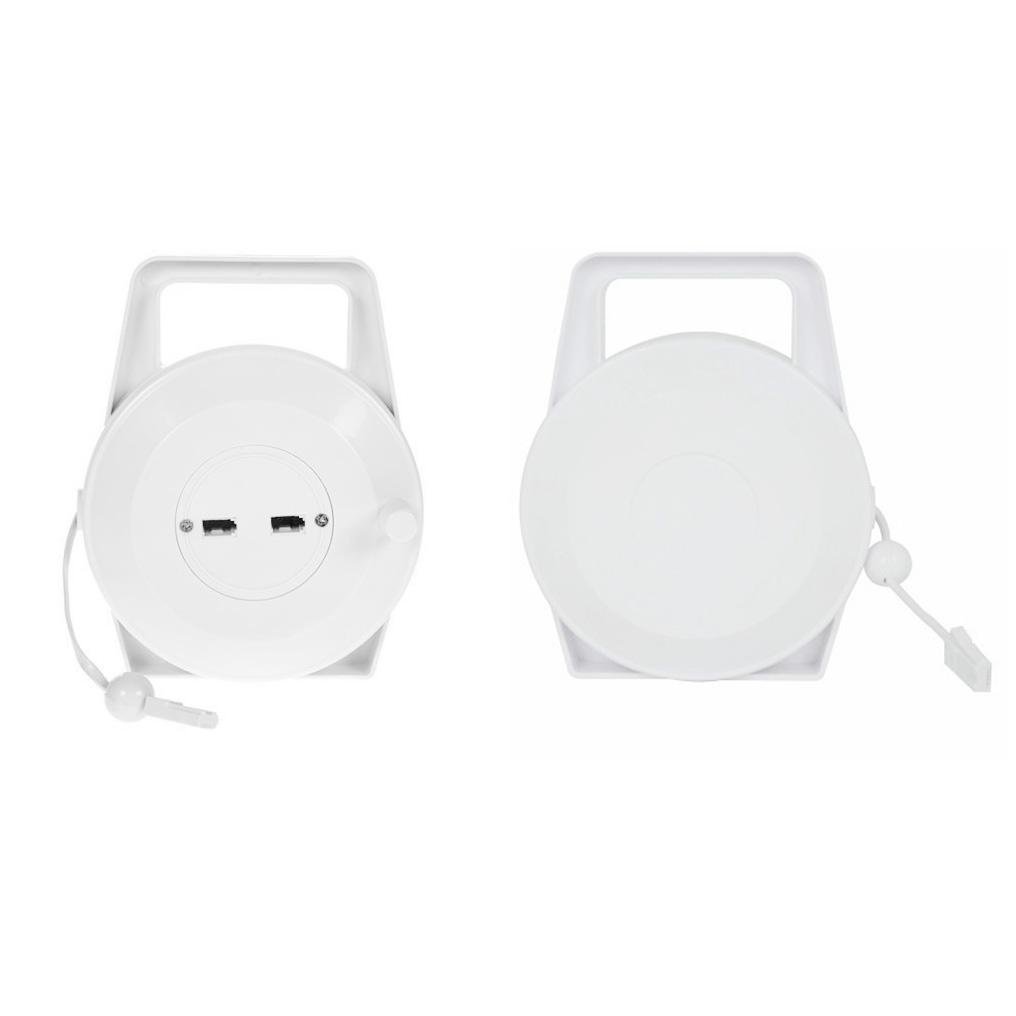 15 Metre White Telephone Cable Reel Status "Bulk"  In Colour CDU Diy Home 6756 (Parcel Rate)
