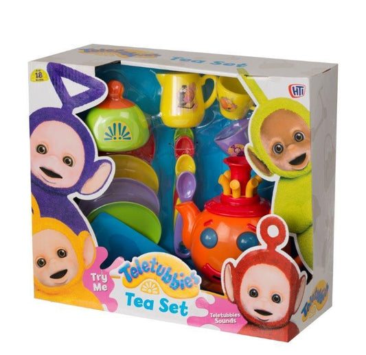 Childrens Teletubbies Light And Sound Tea Set Teletubbie Style 1251 (Parcel Rate)