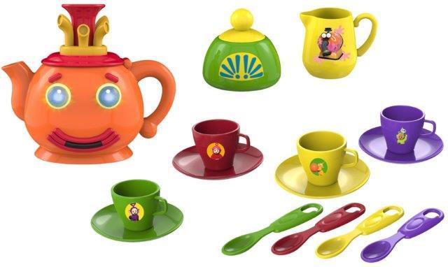 Childrens Teletubbies Light And Sound Tea Set Teletubbie Style 1251 (Parcel Rate)