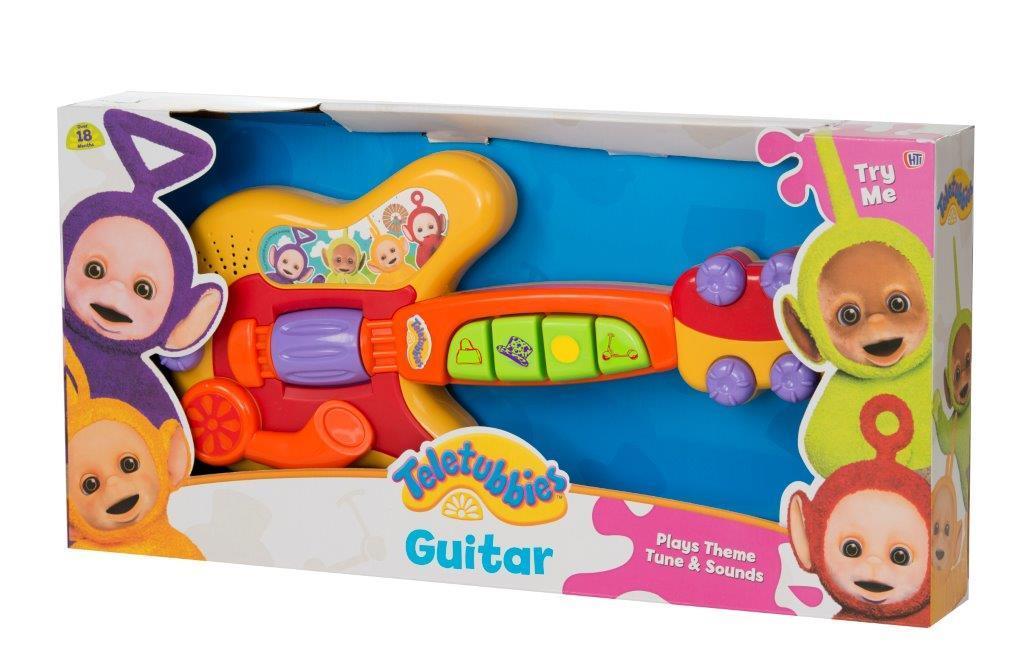 Teletubbies Cbeebies Light And Sound Kids GUITAR Music 4130 (Parcel Rate)