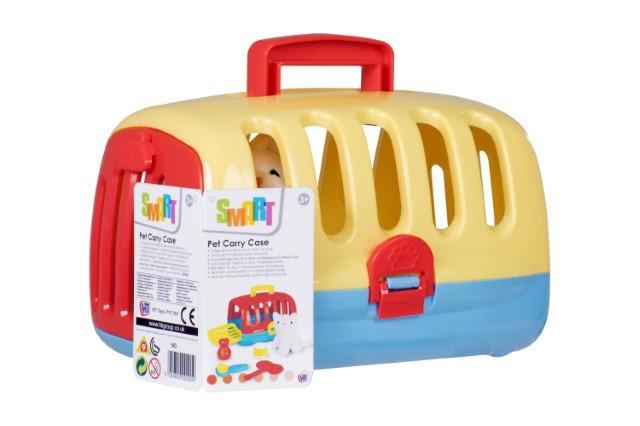 Childrens Toy Smart Pet Care Carry Case With Accessories Includes Stuffed Animal 3081 (Parcel Rate)