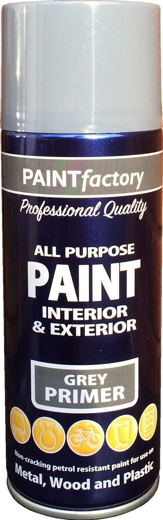 Paint Factory All Purpose Grey Primer 400ml   1737 (Parcel Rate)