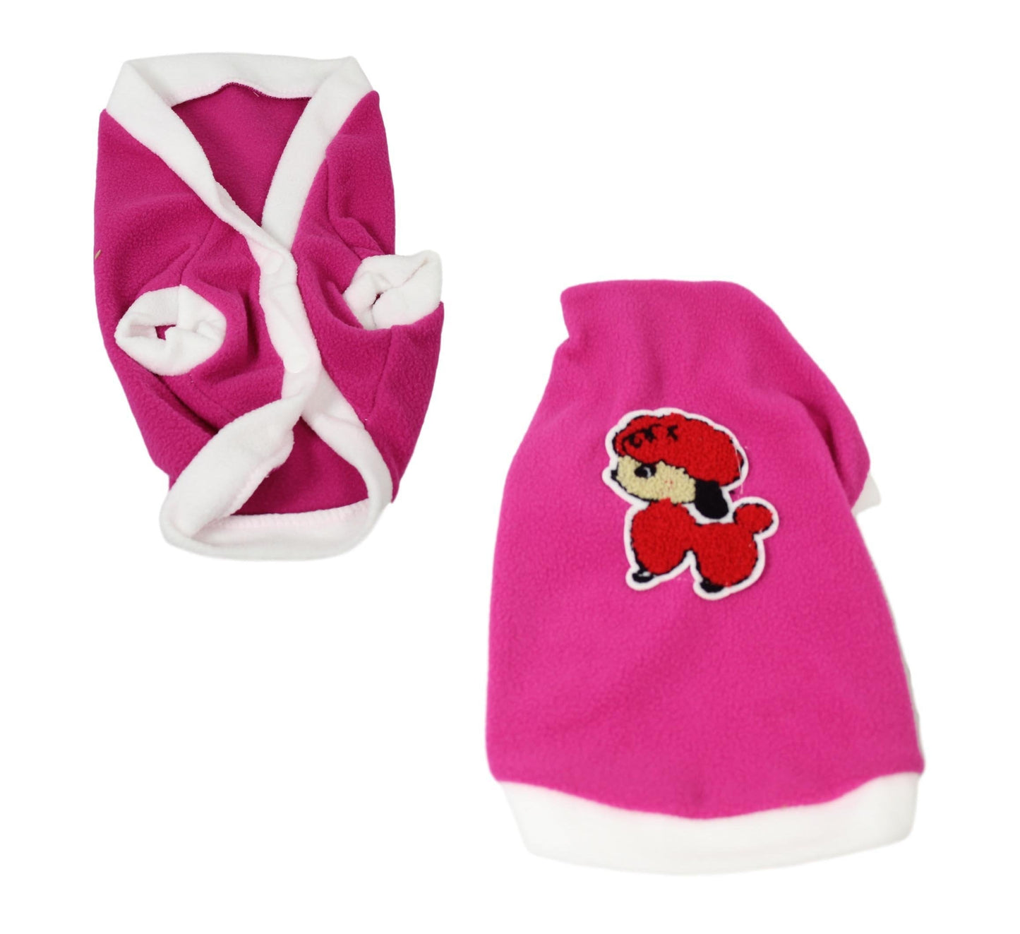 Soft Fluffy Dog Jacket Home Indoor Outdoor Vest Dog Jacket 14cm Chest 1810 (Large Letter Rate)