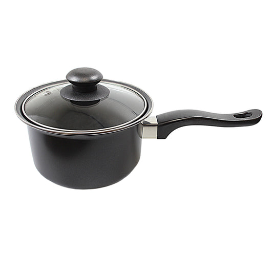 18cm Multipurpose Use Kitchen Saucepan With Lid KC1007 (Parcel Rate)