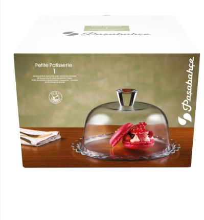 PB Petite Cake Plate With Dome Lid 96874 (Parcel Rate)