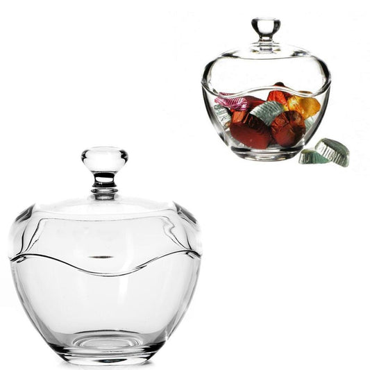 1 Piece Toscana Fancy Glass Candy Bowl In Gift Box 14.5cm x 13cm 98775 (Parcel Rate)