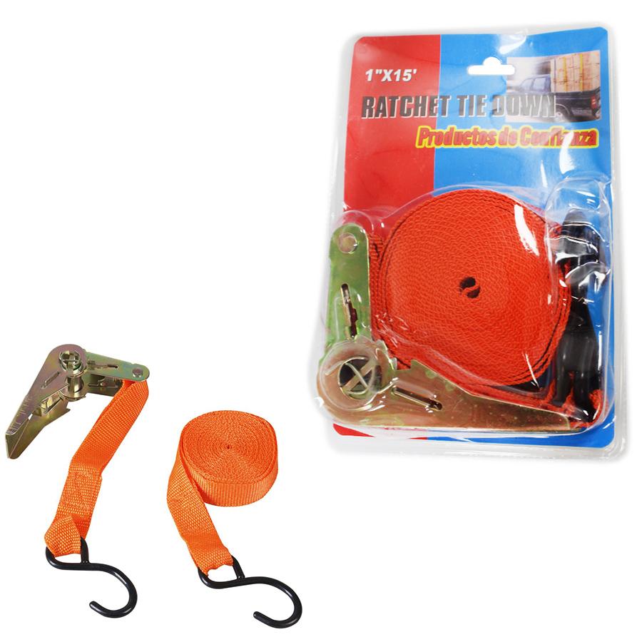 1" x 15 Foot Ratchet Tie Down System Diy  1024 (Parcel Rate)