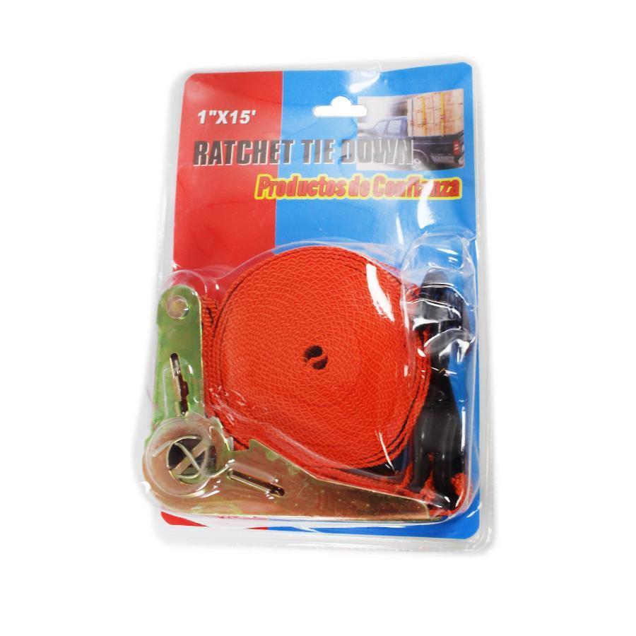 1" x 15 Foot Ratchet Tie Down System Diy  1024 (Parcel Rate)