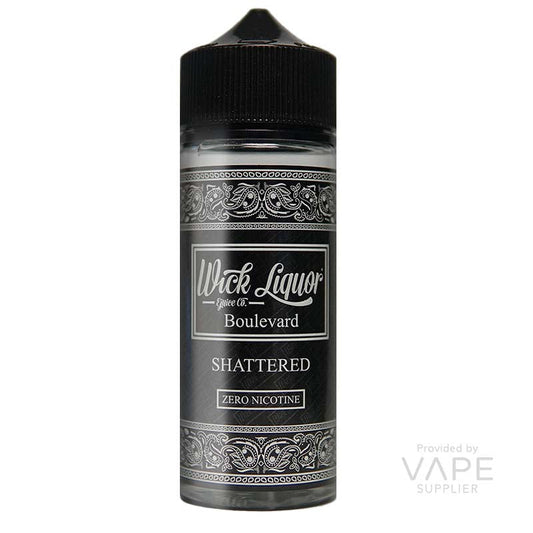 Wick Liquor Boulevard Shattered One Hundreds 100ml Shortfill