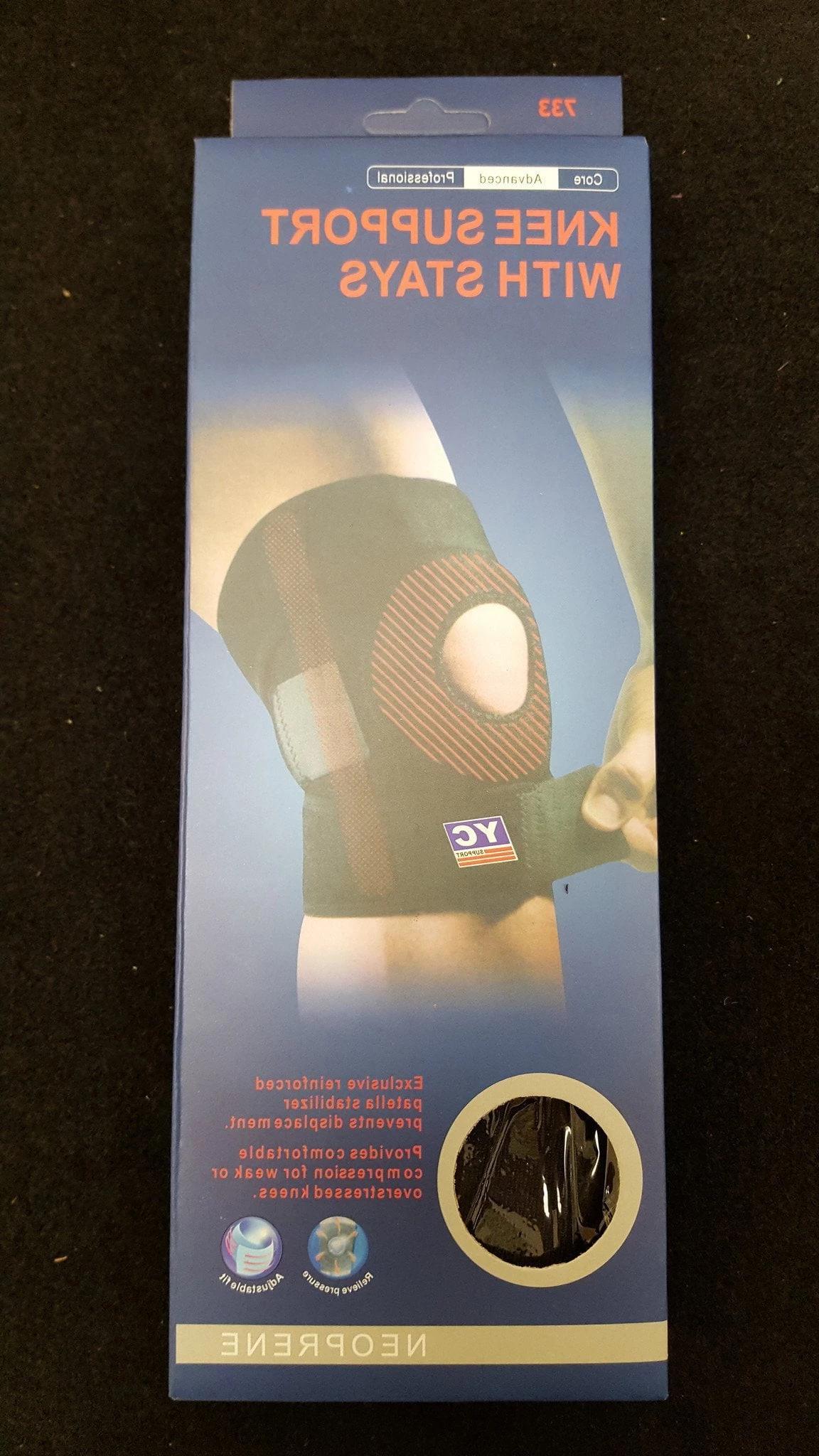 Protective Gear Knee Support With Stays Gym Yoga 9999 (Parcel Rate)