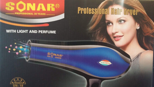 Sonar Hair Dryer with Light & Perfume  SN-18  2598 (Parcel Rate)