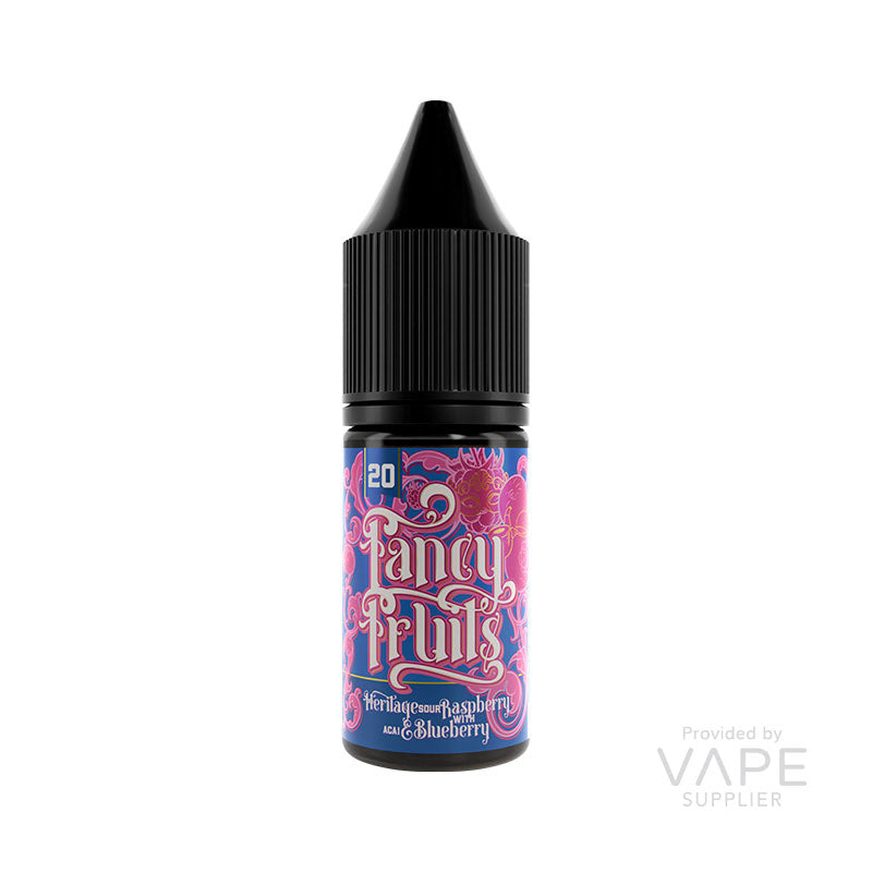 Fancy Fruits Heritage Sour Raspberry with Acai & Blueberry Nic Salts