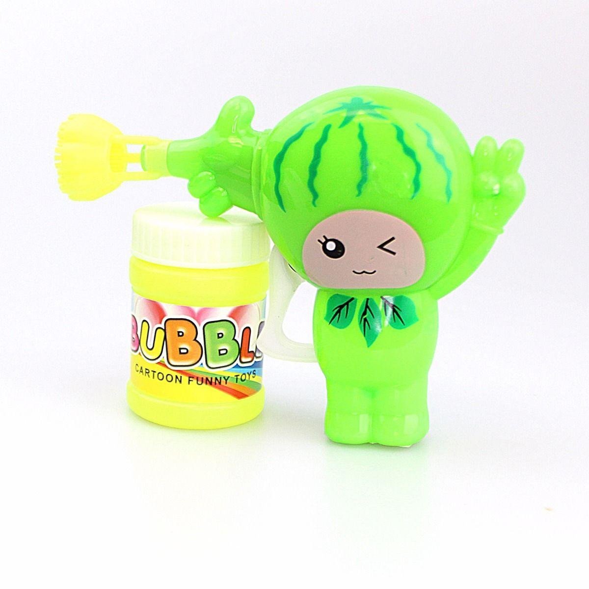 Kids Cartoon Bubble Gun Soapy Liquid Toy Outdoors 4556  (Parcel Rate)
